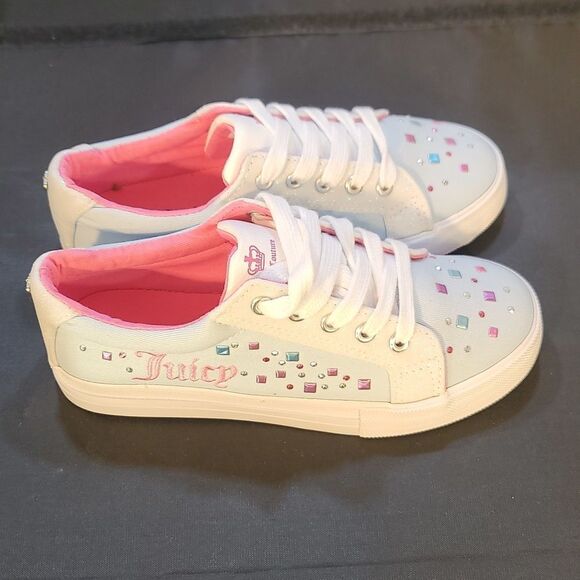 BRAND NEW JUICY COUTURE GIRLS WALKING LACE-UP SNEAKERS G1 - Picture 6 of 16